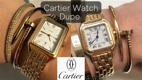 cartier panthere dupe watch|knockoff cartier watches.